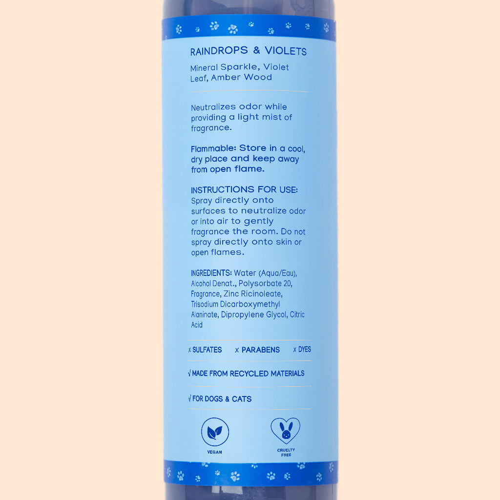 Raindrops & Violets Odor Eliminator