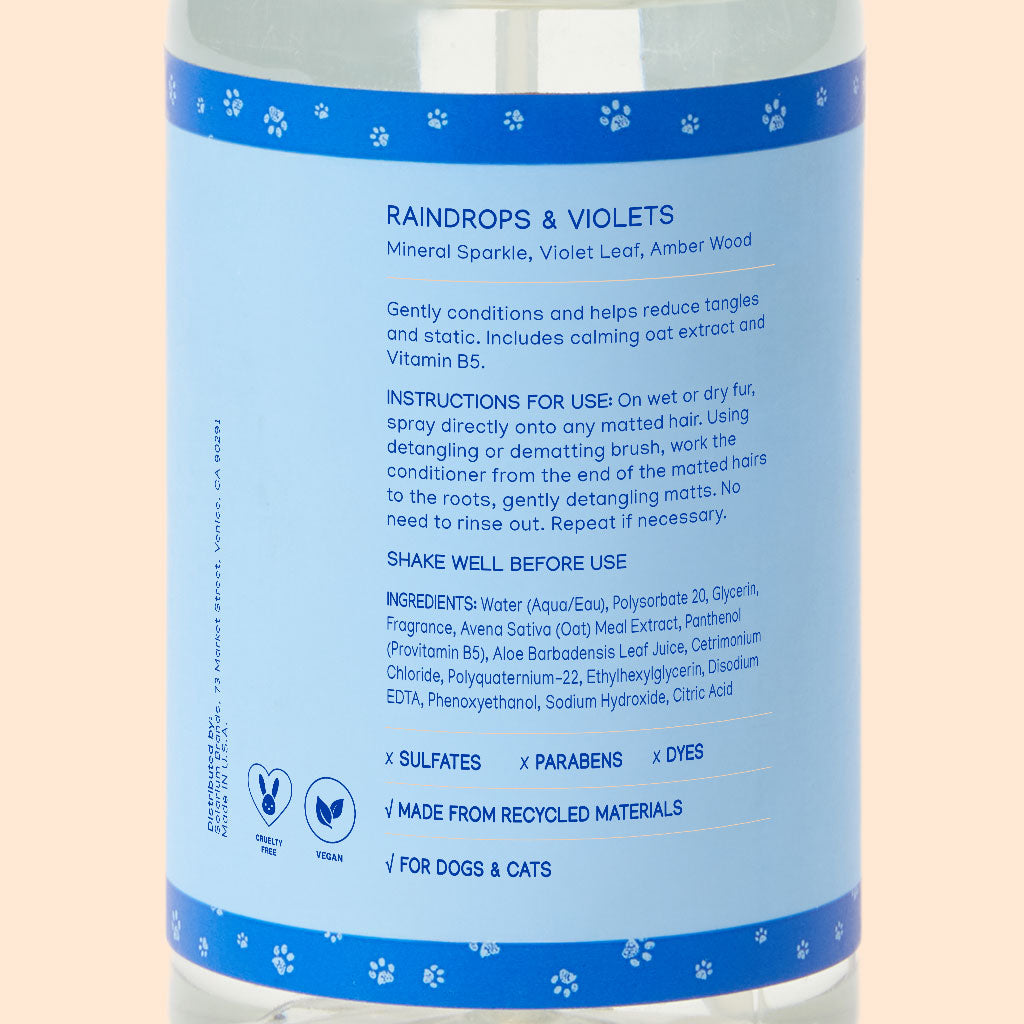 Raindrops & Violets Leave-In Detangler
