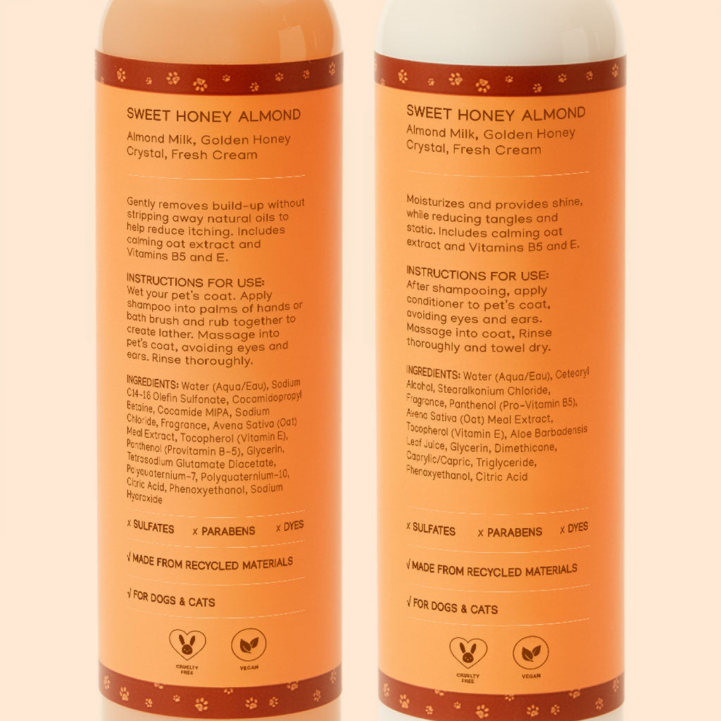 Sweet Honey Almond Shampoo & Conditioner Set