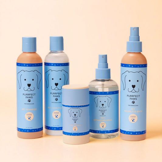 Raindrops & Violets Grooming Set