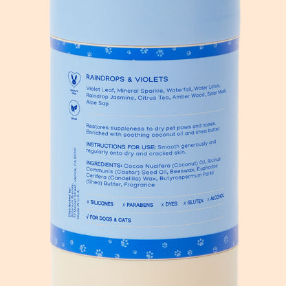 Raindrops & Violets Paw Balm