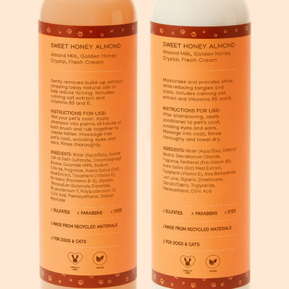 Sweet Honey Almond Shampoo & Conditioner Set